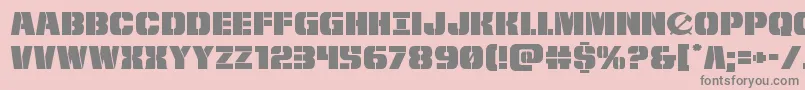 frombondwithloveexpand Font – Gray Fonts on Pink Background