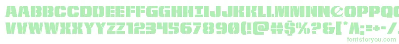 Czcionka frombondwithloveexpand – zielone czcionki