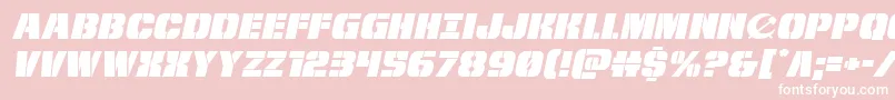 frombondwithloveexpandital Font – White Fonts on Pink Background