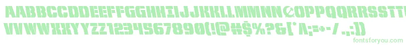 frombondwithloveleft-fontti – vihreät fontit valkoisella taustalla