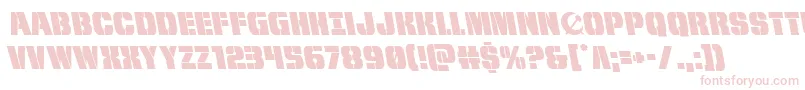 frombondwithloveleft-fontti – vaaleanpunaiset fontit valkoisella taustalla