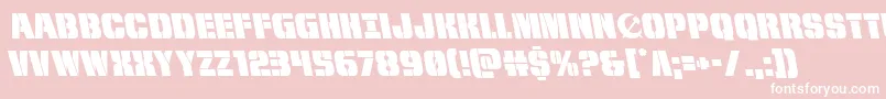 frombondwithloveleft Font – White Fonts on Pink Background