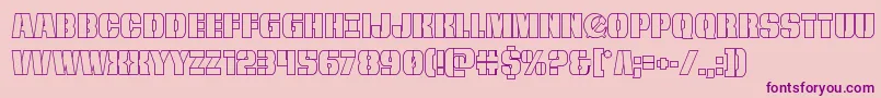 More about frombondwithloveout Font frombondwithloveout Font – Purple Fonts on Pink Background