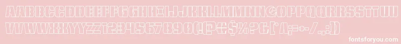 fuente frombondwithloveout – Fuentes Blancas Sobre Fondo Rosa