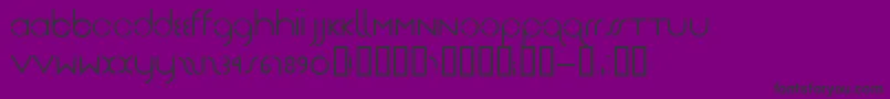 Drg Font – Black Fonts on Purple Background