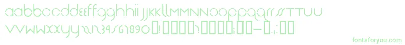 Drg Font – Green Fonts on White Background