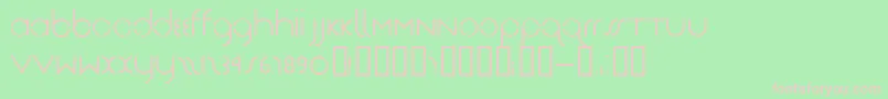 Drg Font – Pink Fonts on Green Background