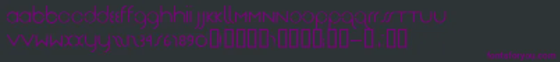 Drg Font – Purple Fonts on Black Background
