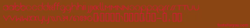 Drg Font – Red Fonts on Brown Background