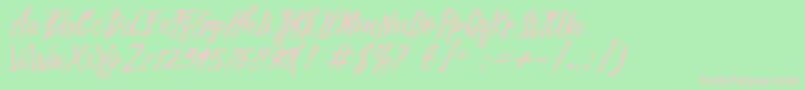 Más sobre la fuente Fronte Script fuente Fronte Script – Fuentes Rosadas Sobre Fondo Verde