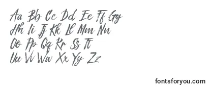 Schriftart Fronte Script