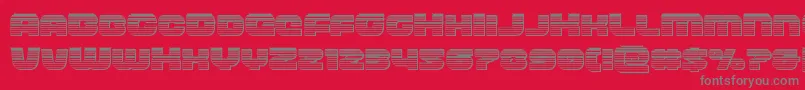 fuente frontrunnerchrome – Fuentes Grises Sobre Fondo Rojo