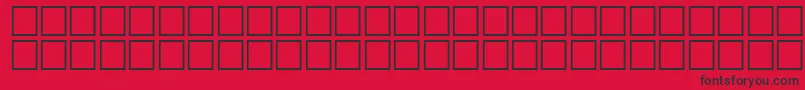 McsFarisySINormal. Font – Black Fonts on Red Background