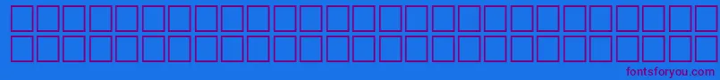 McsFarisySINormal. Font – Purple Fonts on Blue Background
