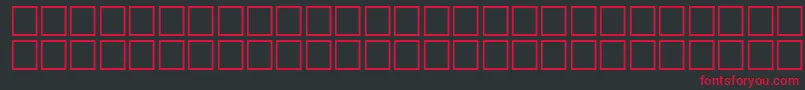 McsFarisySINormal. Font – Red Fonts on Black Background