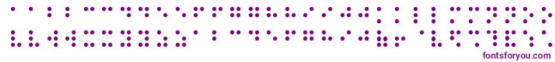 BalkanPeninsulaBraille Font – Purple Fonts