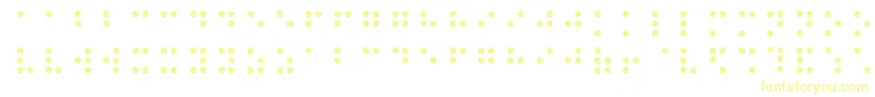 BalkanPeninsulaBraille Font – Yellow Fonts
