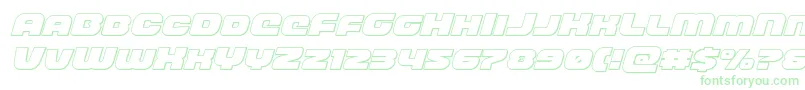 frontrunneroutital Font – Green Fonts
