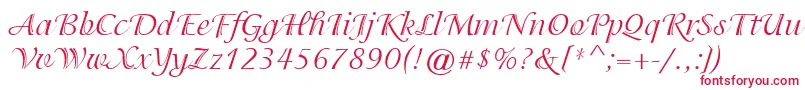 ItcIsadoraRegular Font – Red Fonts