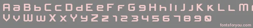 FROSTBITE Wide Bold Font – Pink Fonts on Gray Background