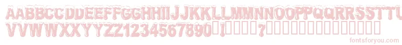 FROSW    Font – Pink Fonts on White Background