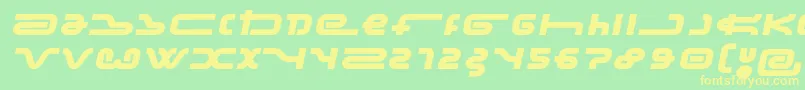 Шрифт frozdotre – жёлтые шрифты на зелёном фоне