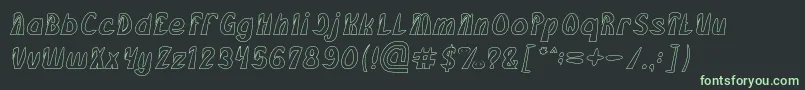 More about FROZEN ICE Hollow Font FROZEN ICE Hollow Font – Green Fonts on Black Background