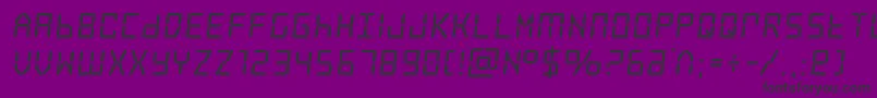 frozencrystalbold Font – Black Fonts on Purple Background