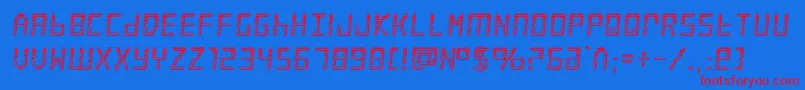 fuente frozencrystalchrome – Fuentes Rojas Sobre Fondo Azul