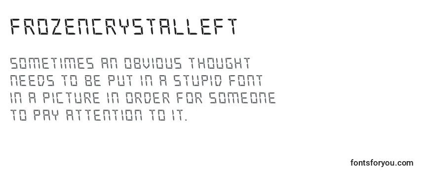 Шрифт Frozencrystalleft (127334)