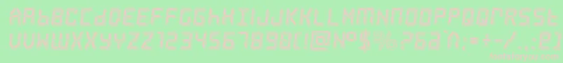 frozencrystalpunch Font – Pink Fonts on Green Background