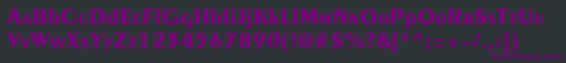 fuente PengvinBoldRegular – Fuentes Moradas Sobre Fondo Negro