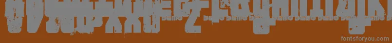 FTNIPD   Font – Gray Fonts on Brown Background