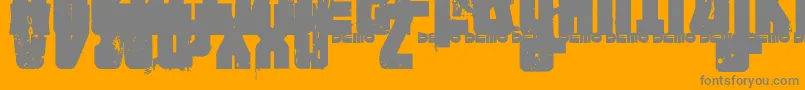FTNIPD   Font – Gray Fonts on Orange Background