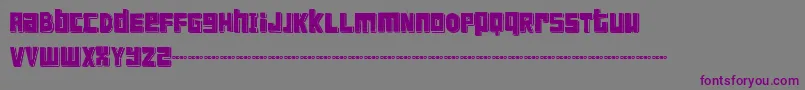 FTSCanblDemo Font – Purple Fonts on Gray Background