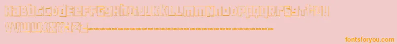 FTScanwhiDemo Font – Orange Fonts on Pink Background