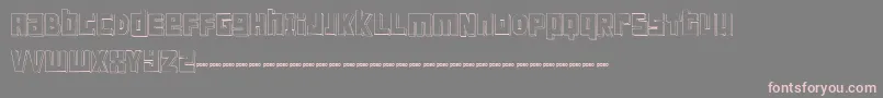 FTScanwhiDemo Font – Pink Fonts on Gray Background