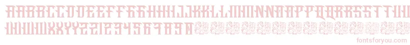 Fucking Hostile Font – Pink Fonts on White Background