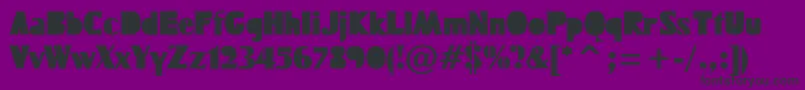 FUCKTN   Font – Black Fonts on Purple Background