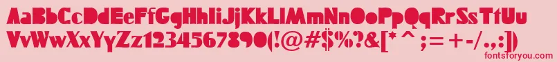 FUCKTN   Font – Red Fonts on Pink Background