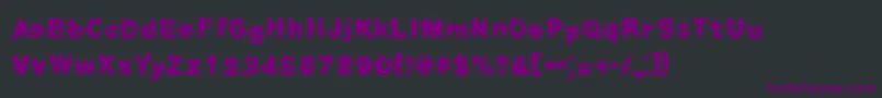 FuglyStick Font – Purple Fonts on Black Background