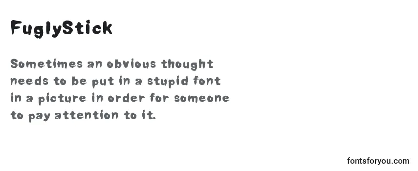 Review of the FuglyStick Font