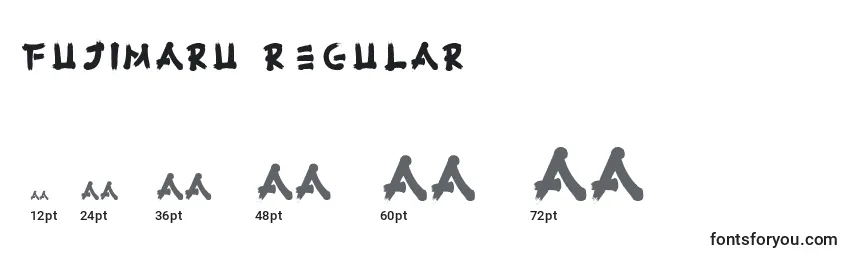 Fujimaru Regular Font Sizes