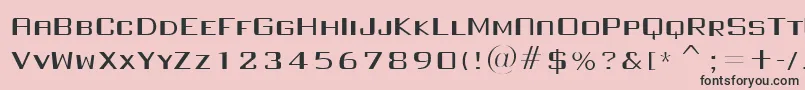 More about FullInjection regular Font FullInjection regular Font – Black Fonts on Pink Background