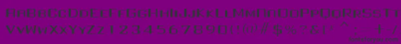 フォントFullInjection regular – 紫の背景に黒い文字