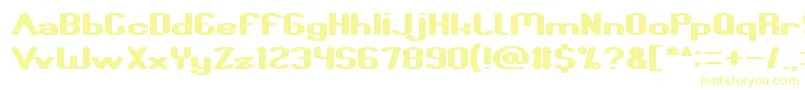 Шрифт Fun Raiser – жёлтые шрифты