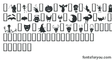 HollowweenieBats font – halloween Fonts