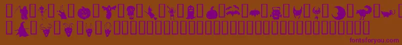 More about HollowweenieBats Font HollowweenieBats Font – Purple Fonts on Brown Background