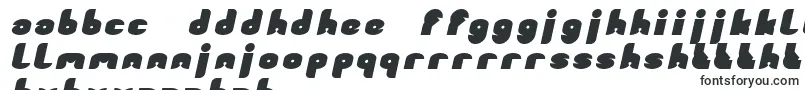 フォントFUNNY SPORT Bold Italic – アルバニアの文字