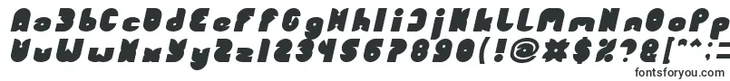 Шрифт FUNNY SPORT Bold Italic – квадратные шрифты